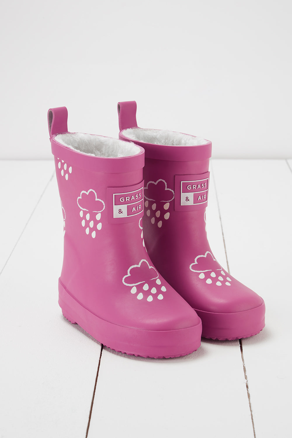 Orchid Pink Colour Changing Kids Wellies