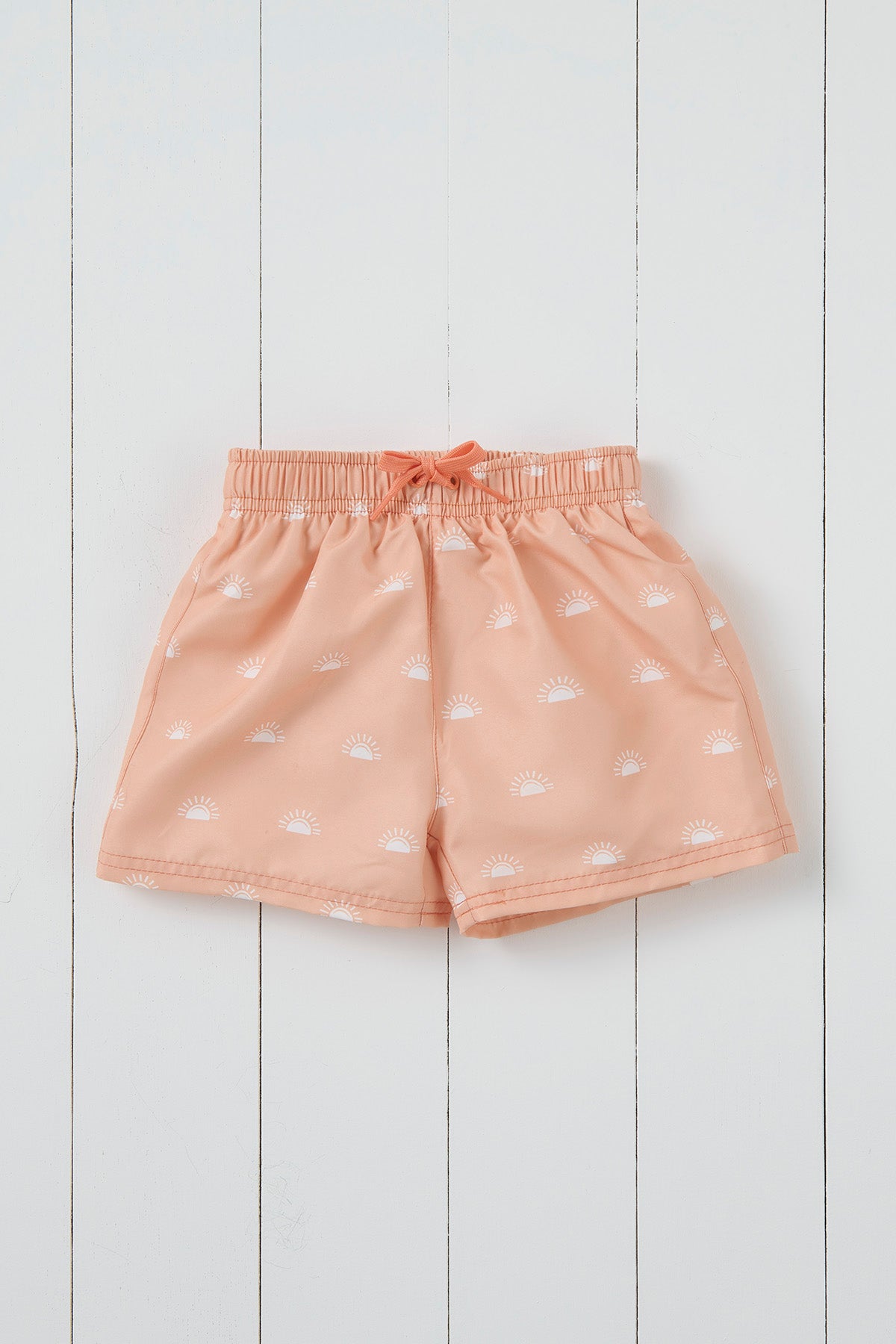 Peach swim shorts on sale