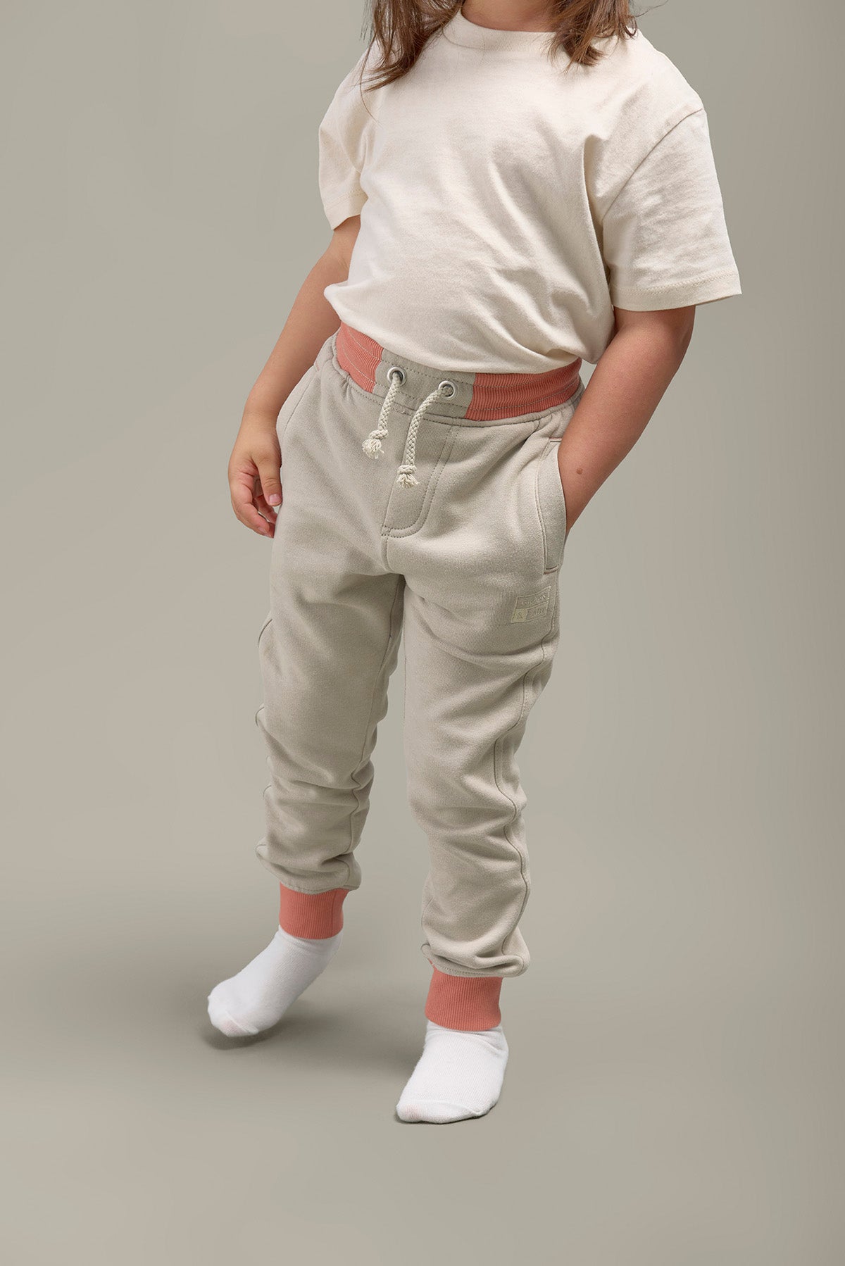 Kids' Geo Thermal Grey Joggers