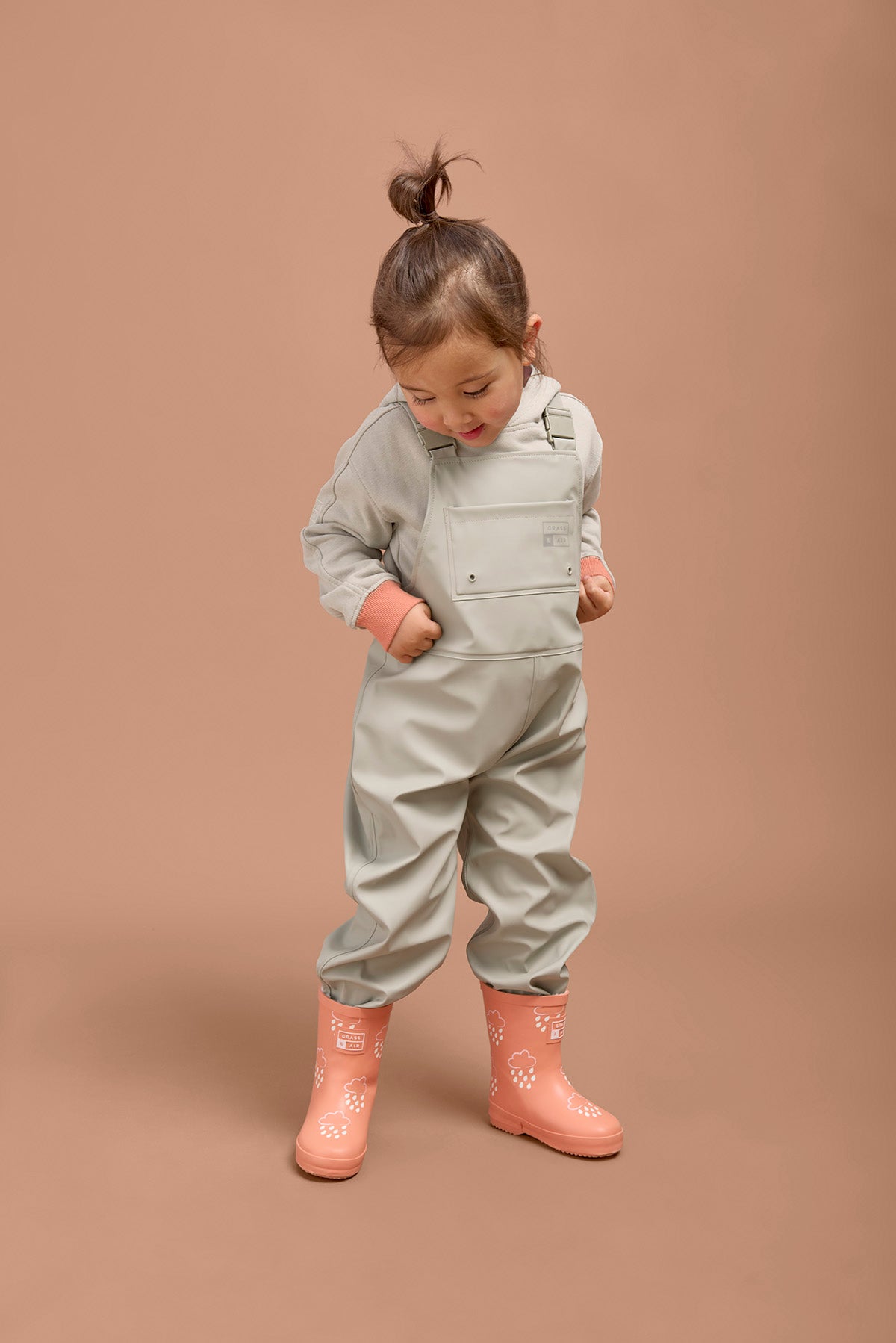 Geothermal Grey Waterproof Dungarees