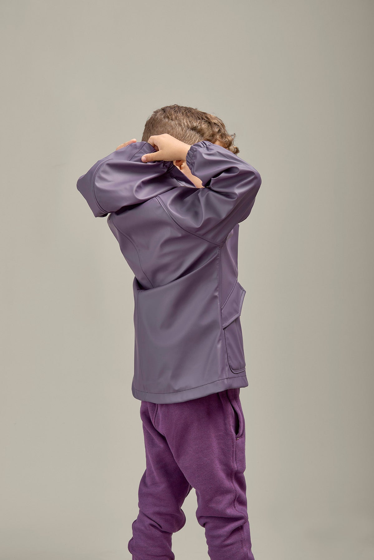 Amethyst Purple Waterproof Rainster Jacket