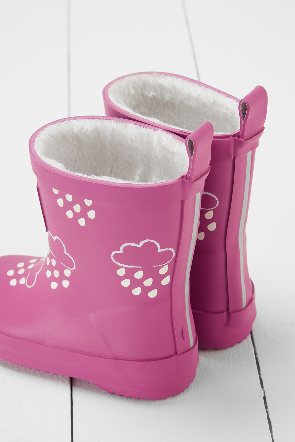 Orchid Pink Colour Changing Kids Wellies