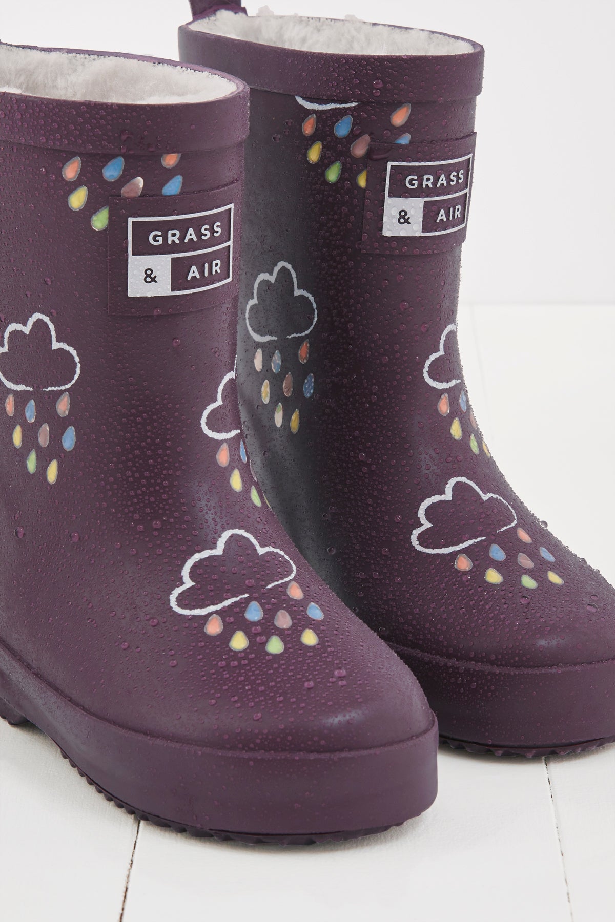 Amethyst Purple Colour Changing Kids Wellies