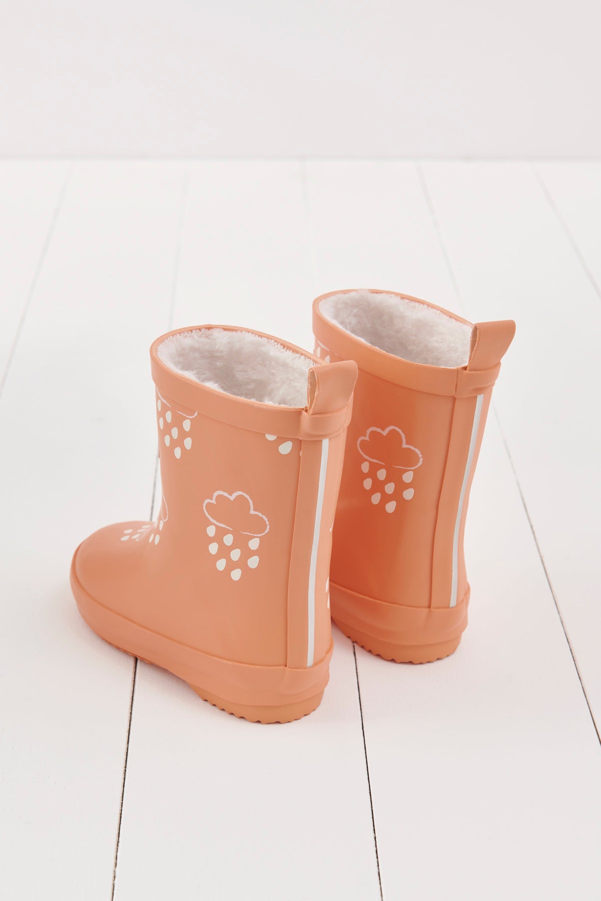 Volcanic Orange Colour-Changing Kids Wellies