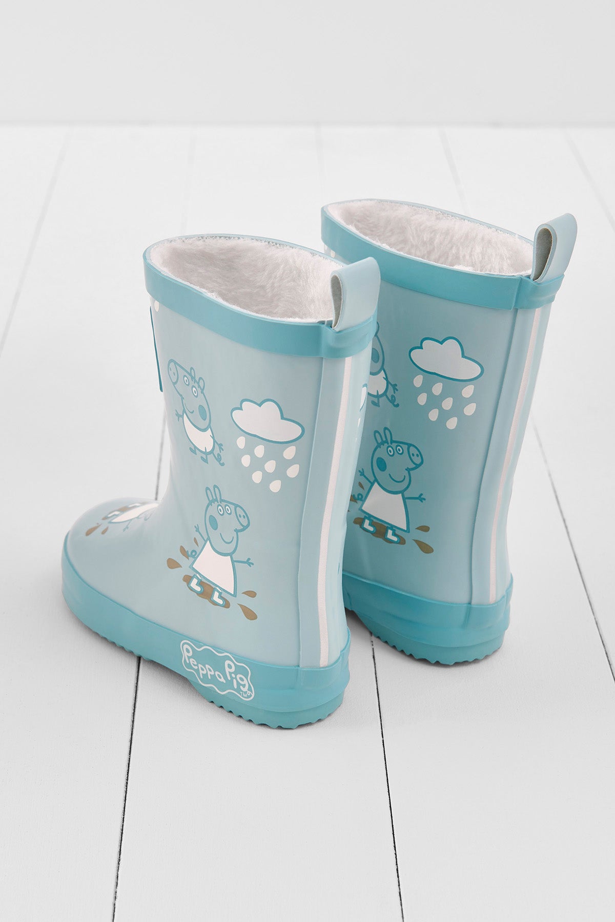 Kids' Peppa Pig Blue Colour-Changing Wellies