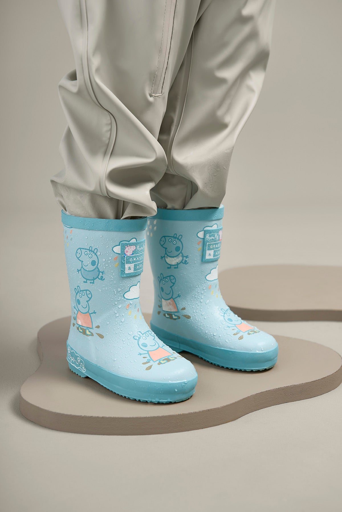 Kids' Peppa Pig Blue Colour-Changing Wellies