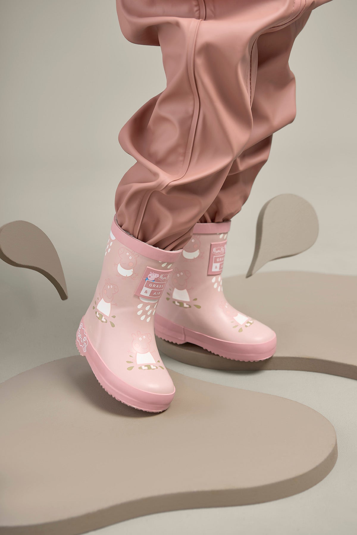 Kids' Peppa Pig Pink Colour-Changing Wellies