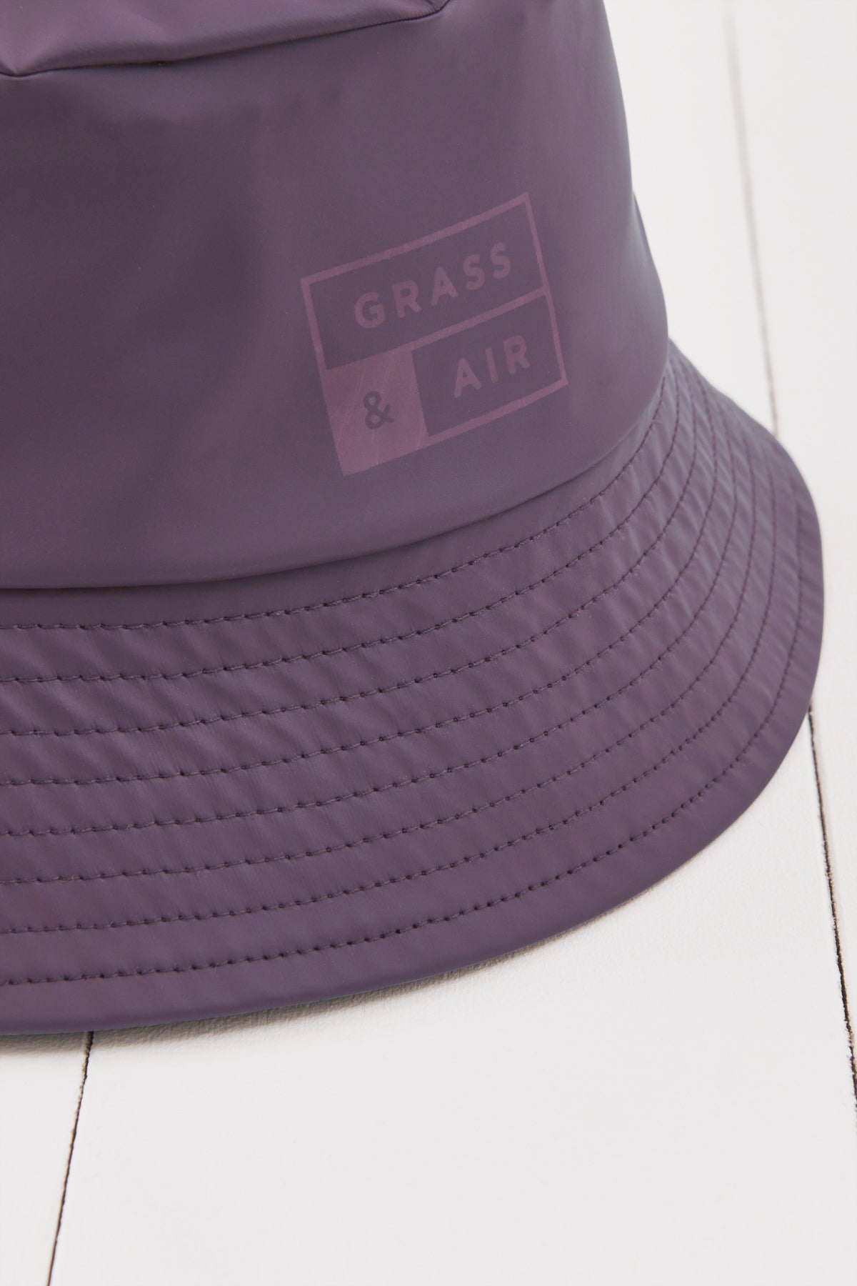 Amethyst Purple PU Bucket Hat