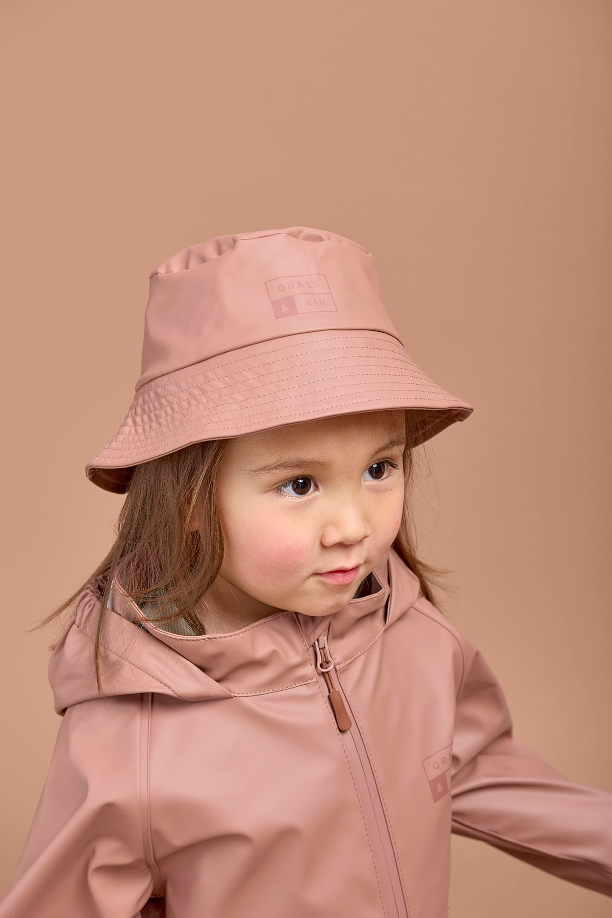 Rose PU Bucket Hat