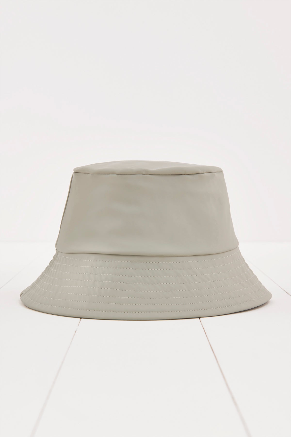 Geothermal Grey PU Bucket Hat