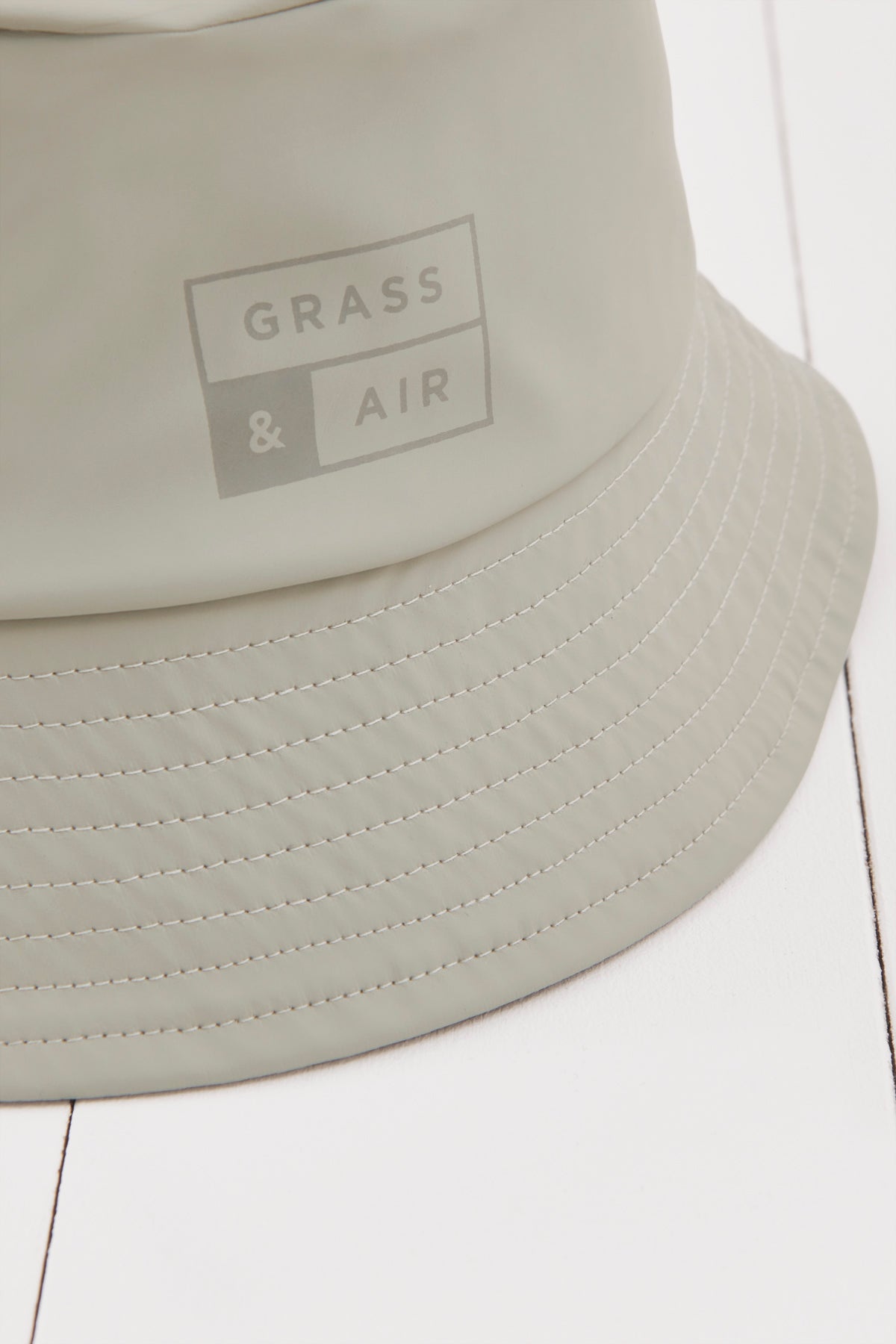 Geothermal Grey PU Bucket Hat