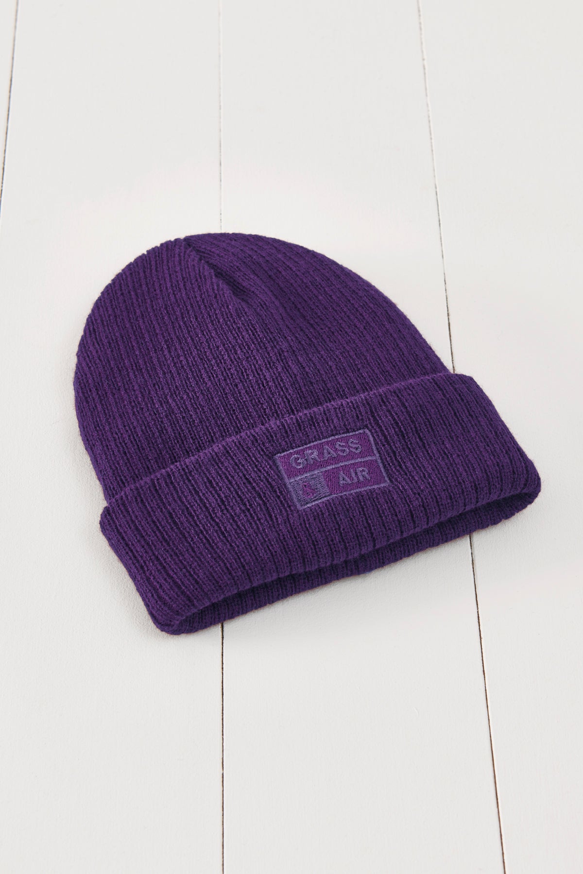 Icelandic Amethyst Purple Beanie Hat