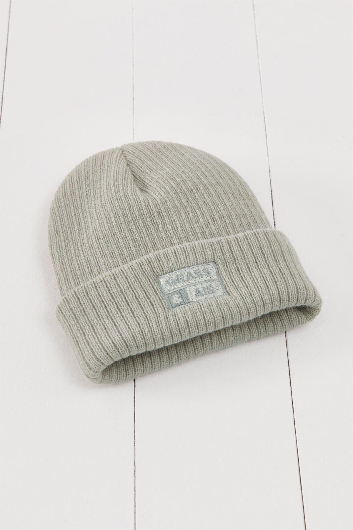 Geo Thermal Grey Beanie Hat