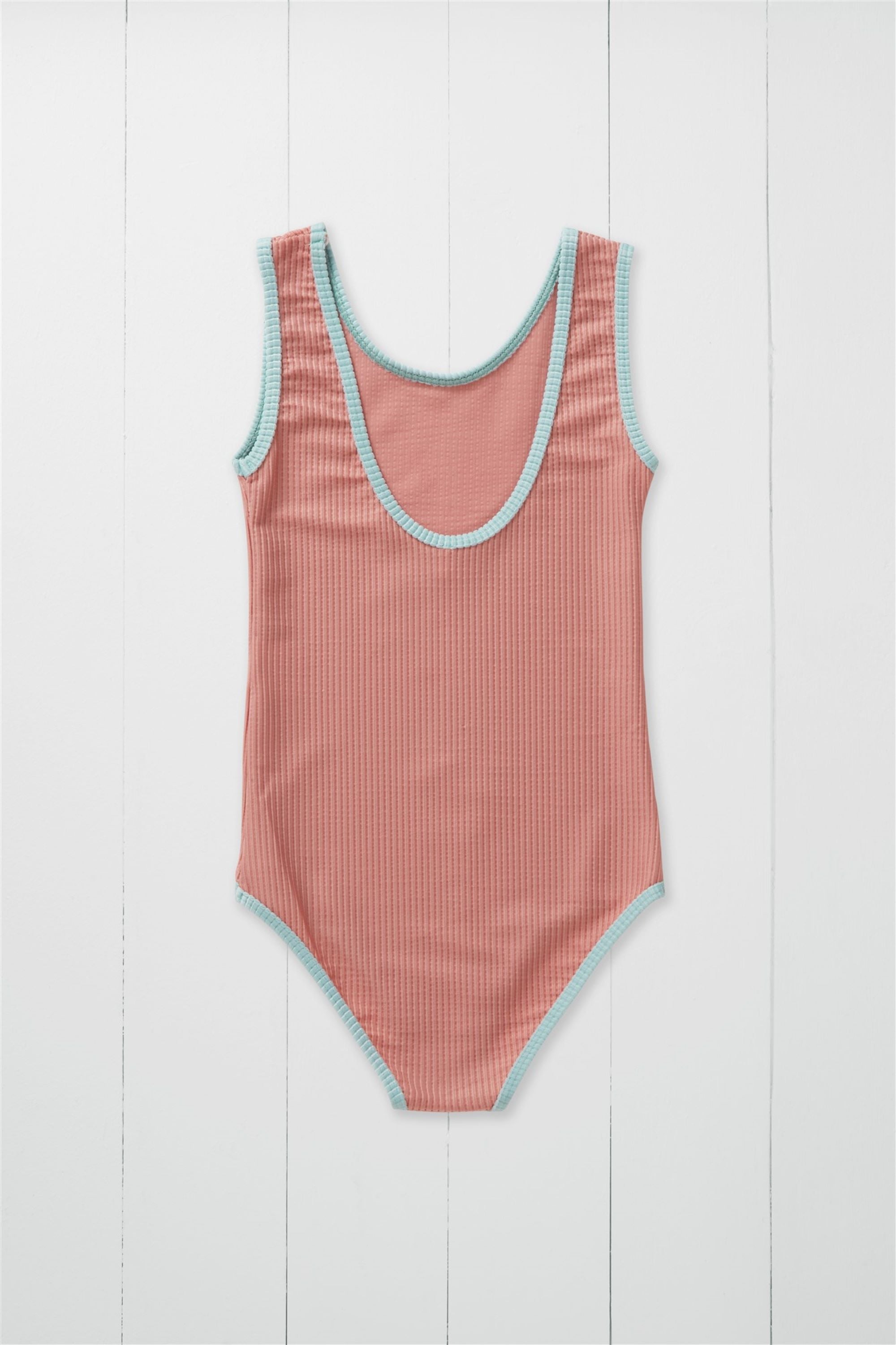 Ribbed cheap swimming costume