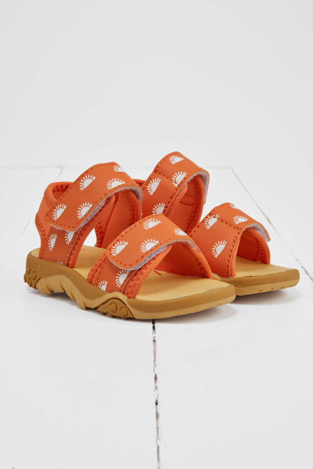 Orange Colour Changing Sandals